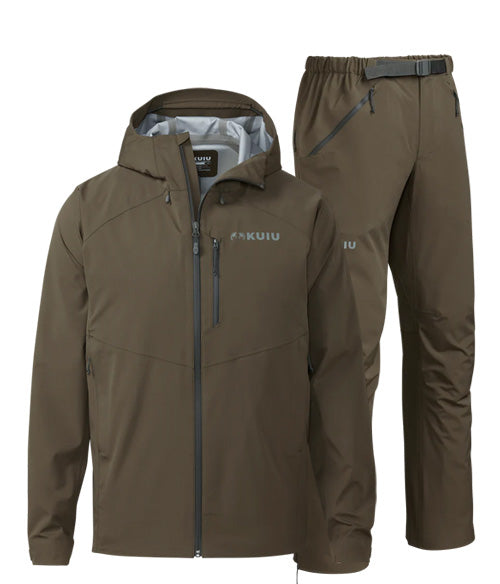 Northridge Rain Jacket and Rain Pant in Bourbon Brown
