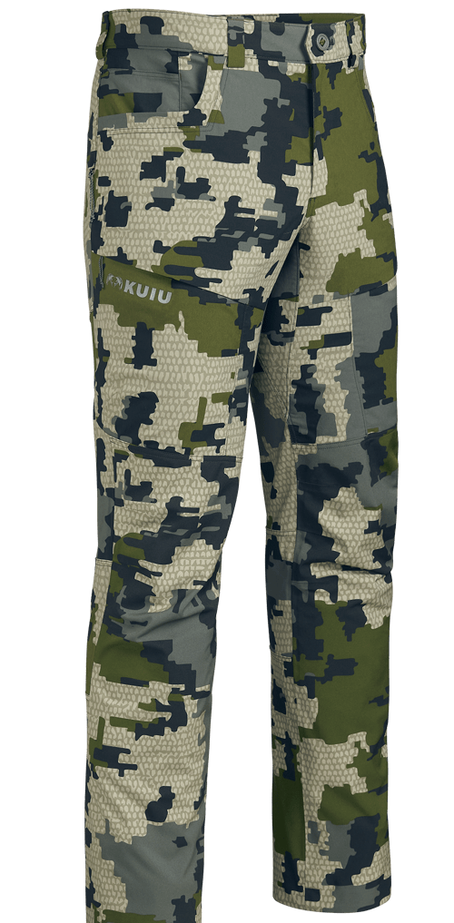 Kutana Hybrid Pant in Verde Camouflage