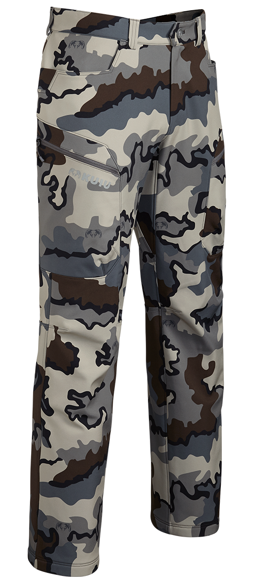 Front view of Guide PRO Pant in Vias Camouflage