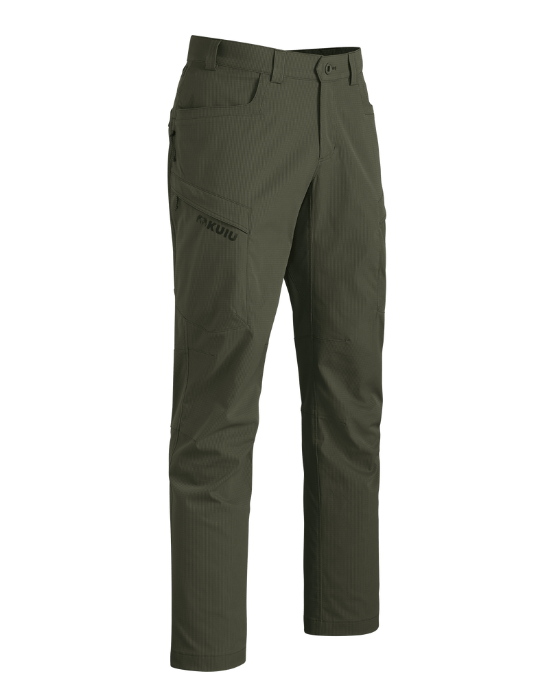 Front of Tiburon Pant in Ash Brown