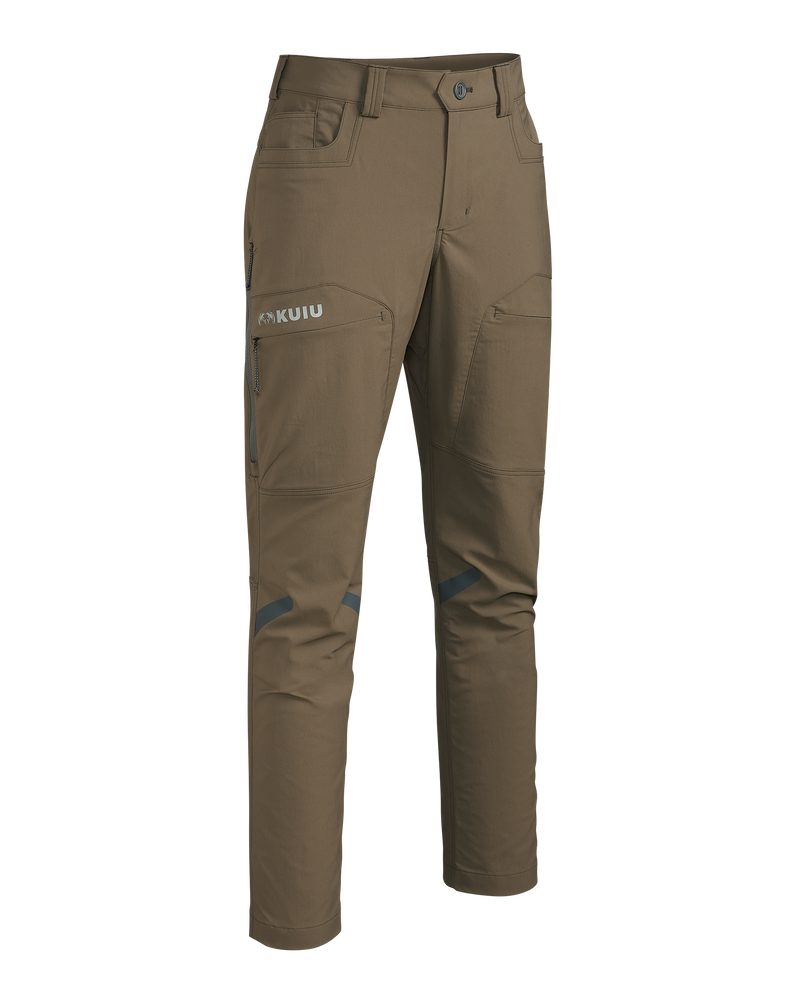 Front of Women's Kutana Stretch Woven Pant in Major Brown