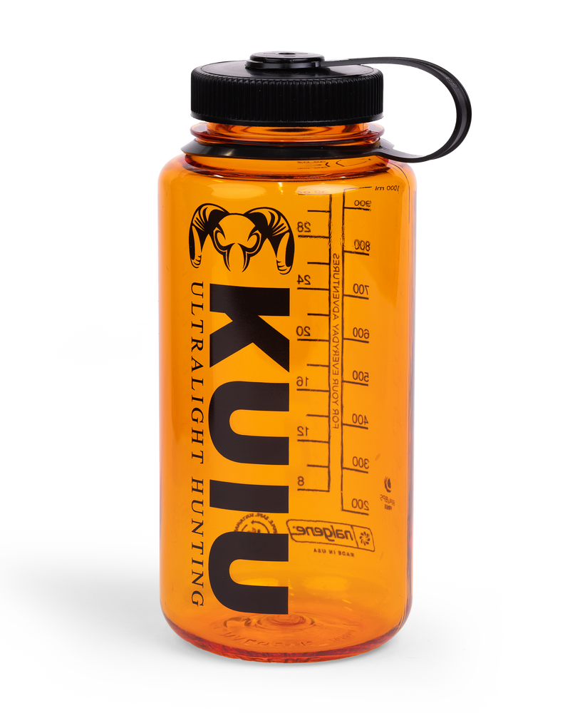 Front of KUIU 32 oz Wide Mouth Bottle in Orange