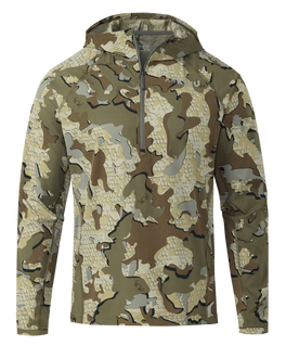 Front of Tiburon Hybrid Hoodie in Valo Camouflage