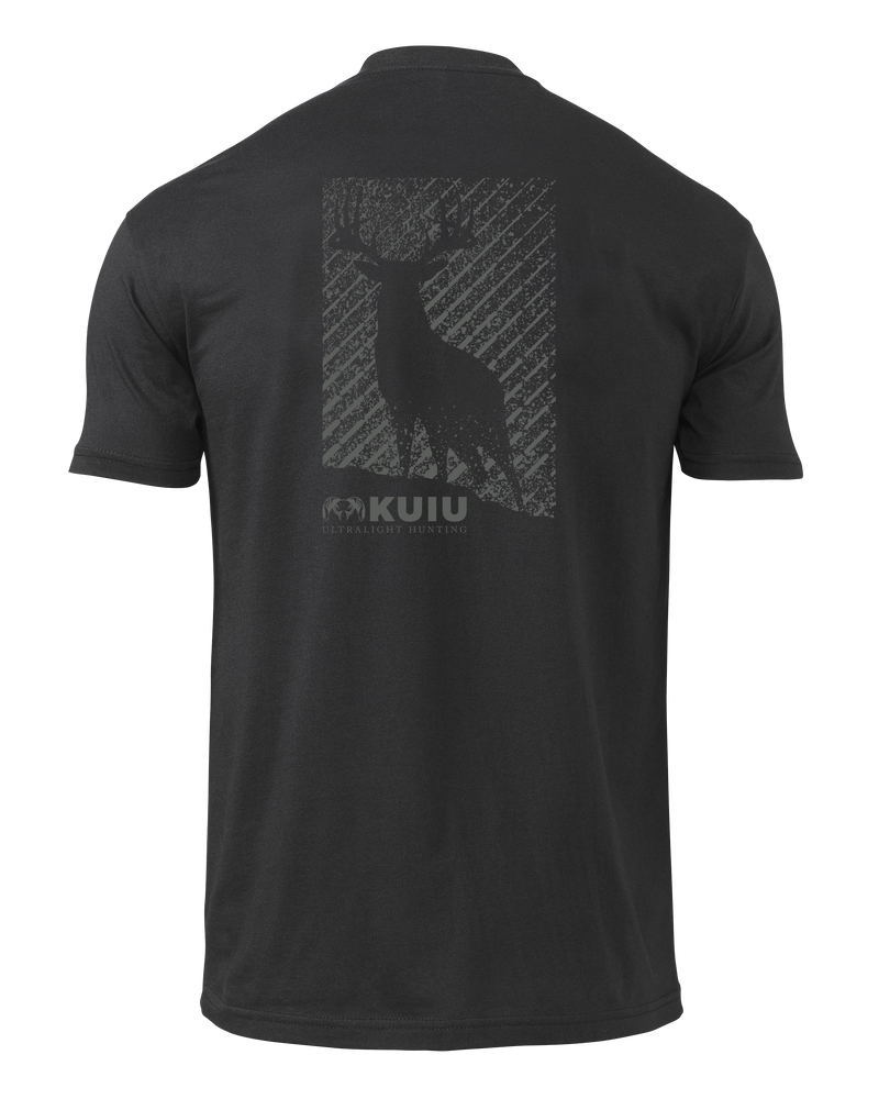 Back of KUIU Whitetail T-Shirt in Black