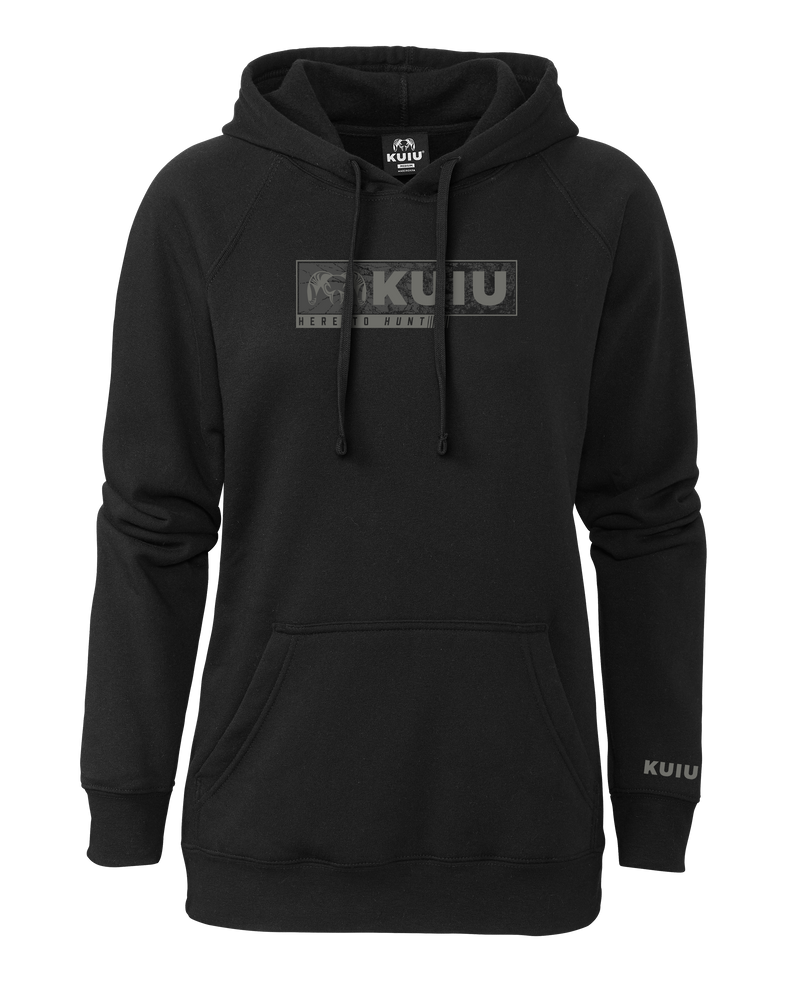 Front Women's Here to Hunt Gritstone Hoodie in Black