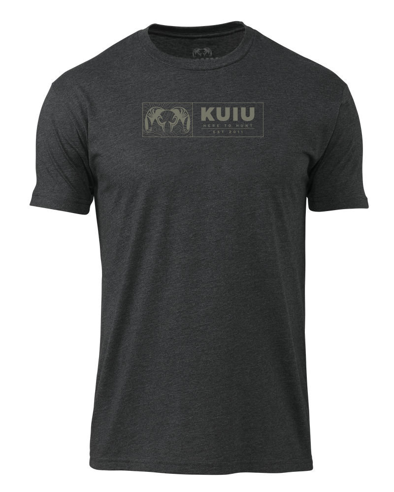 Front of KUIU Topo Block in Charcoal Grey