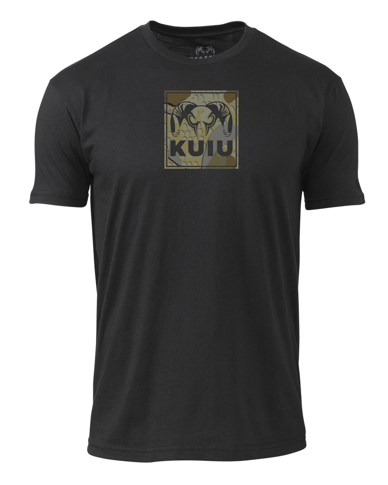 Front of KUIU Valo Box T-Shirt in Black