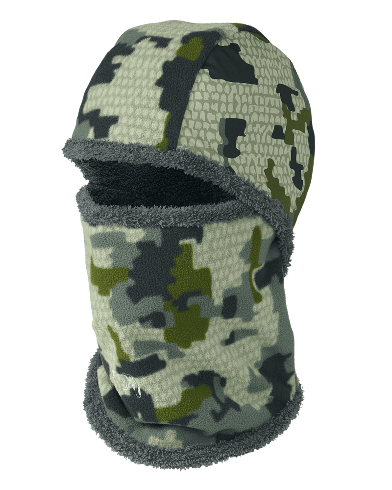 Front of KUIU Proximity Balaclava in Verde Camouflage