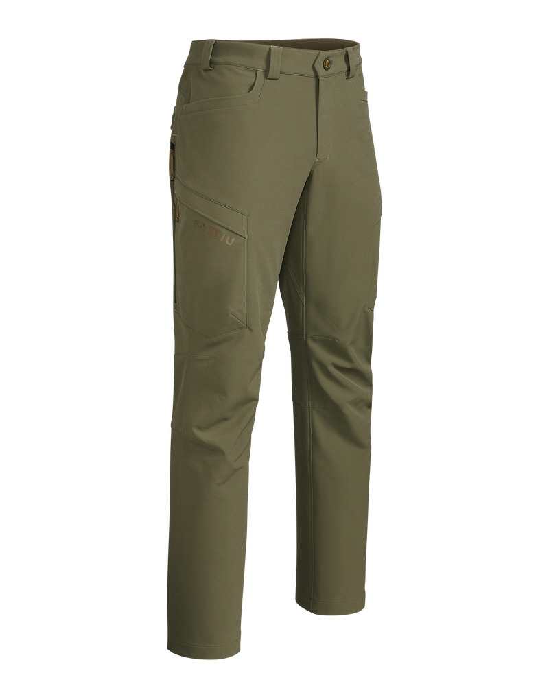 Front of Attack Pant in Evergreen