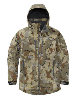 Front of Kutana Gale Force Hooded Jacket in Valo Camouflage