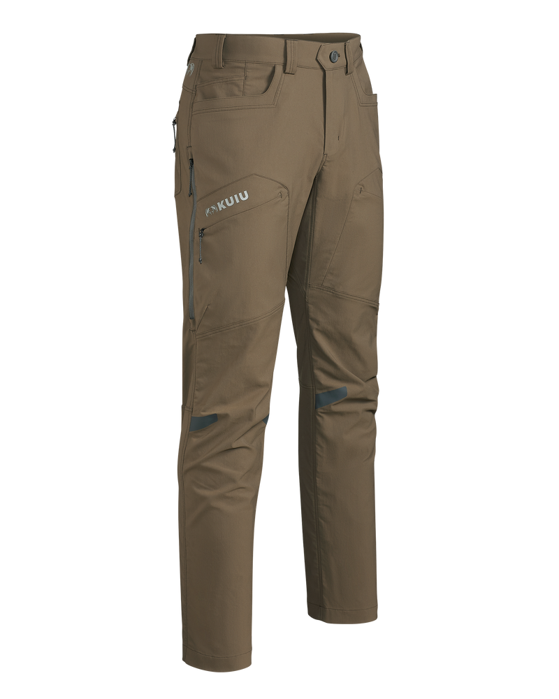 Front of KUIU Kutana Stretch Woven Pant in Major Brown