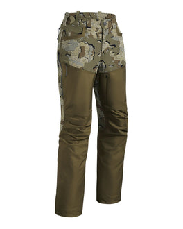 Women's PRO Brush Pant in Valo Camouflage without suspender straps attached