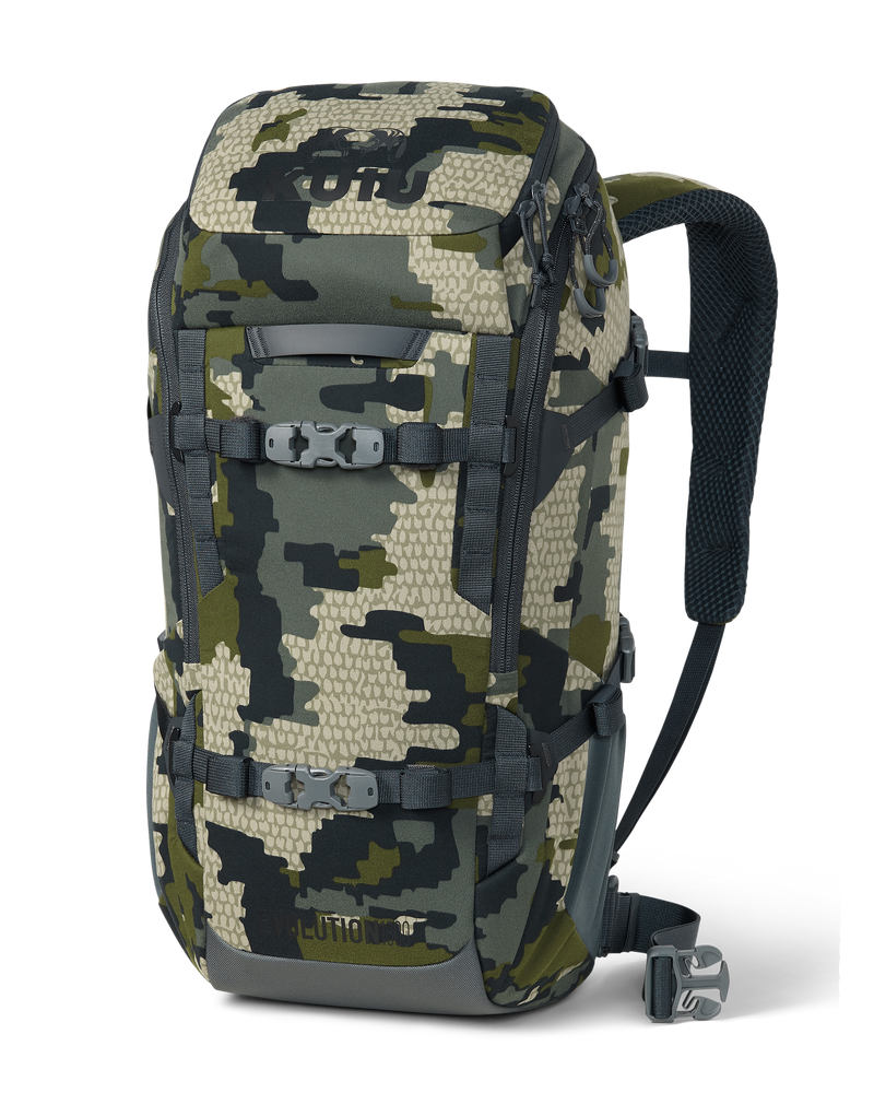 Front of Evolution 1800 in Verde Camoulfage