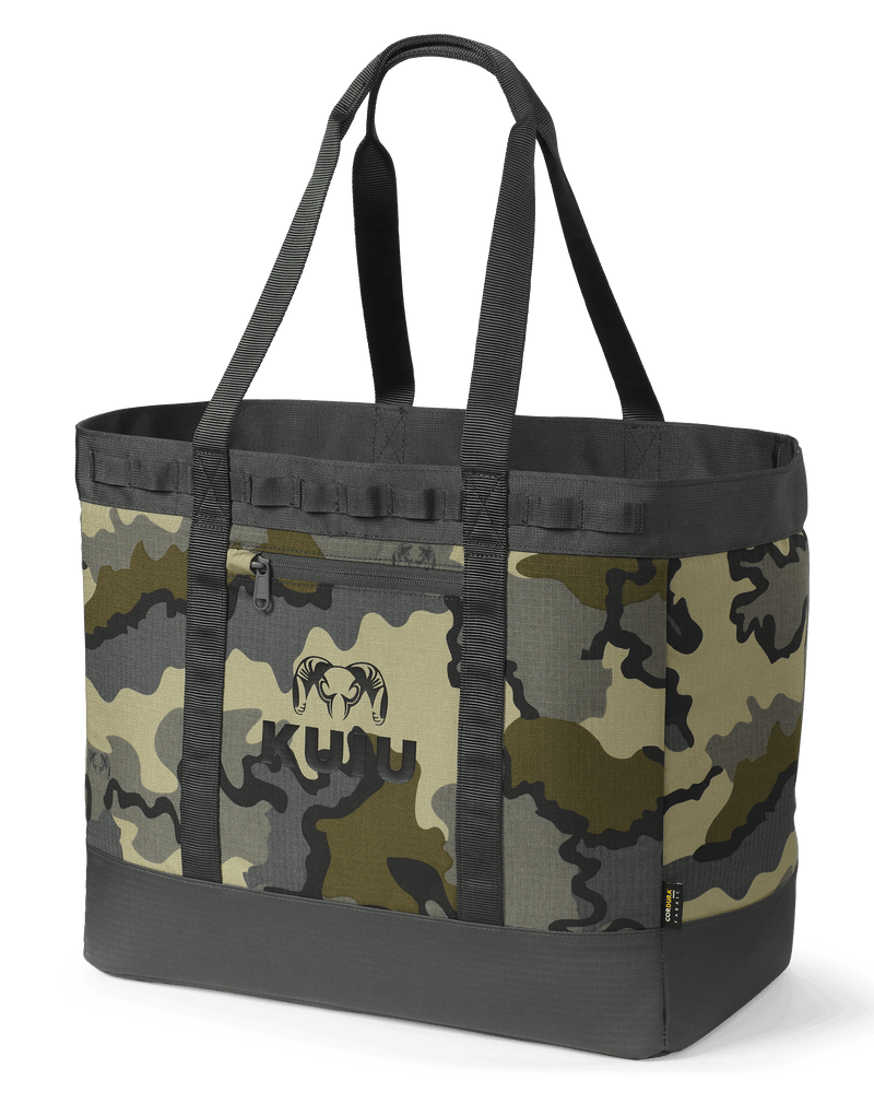 Front of CORDURA 2800 Structured Tote Bag in Vias Camouflage
