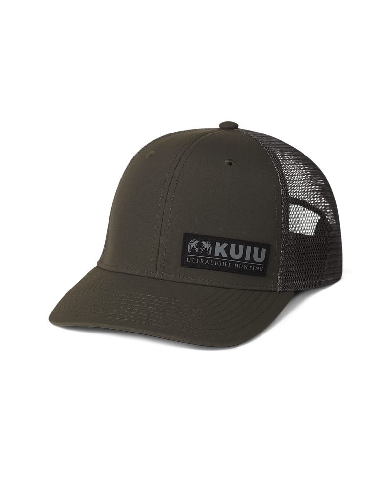 Front of KUIU Cordura Trucker Hat in Asphalt