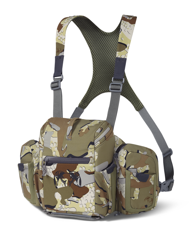 Front of PRO Chest Pack in Valo Camouflage