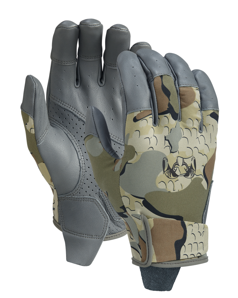 Front and Back of Precision Glove in Vias Camouflage