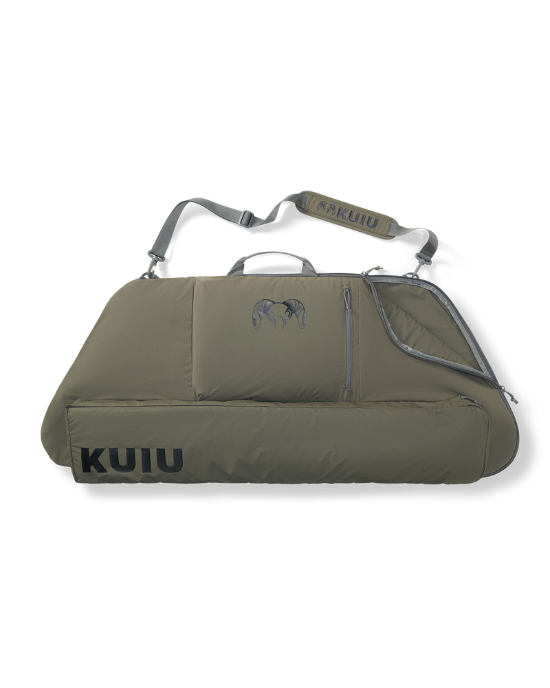 Front of Bow Travel Cover in Ash Brown