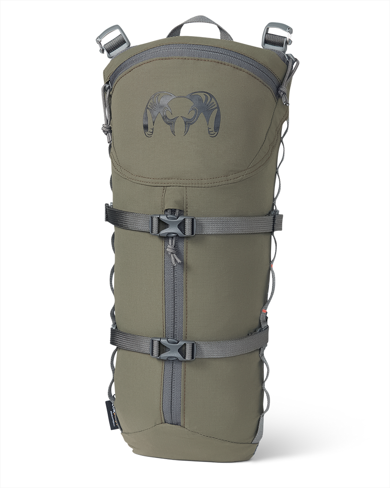 Front of PRO G3 Hydration Rig in Ash Brown