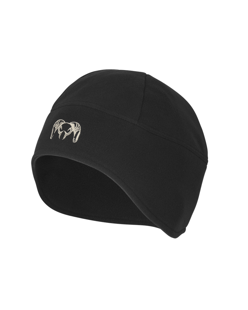 Front of Wind PRO Fleece Beanie in Black