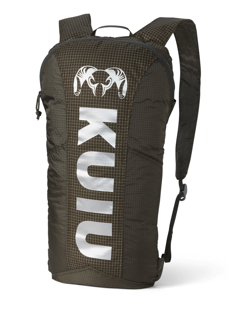 Front of Extreema Stuffable Pack in Ash Brown