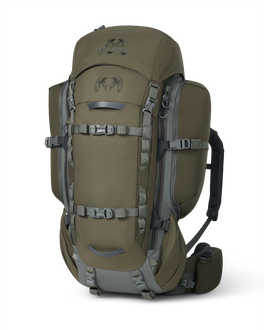 Front angled view of ICON 6 6000 Pack in Ash Brown
