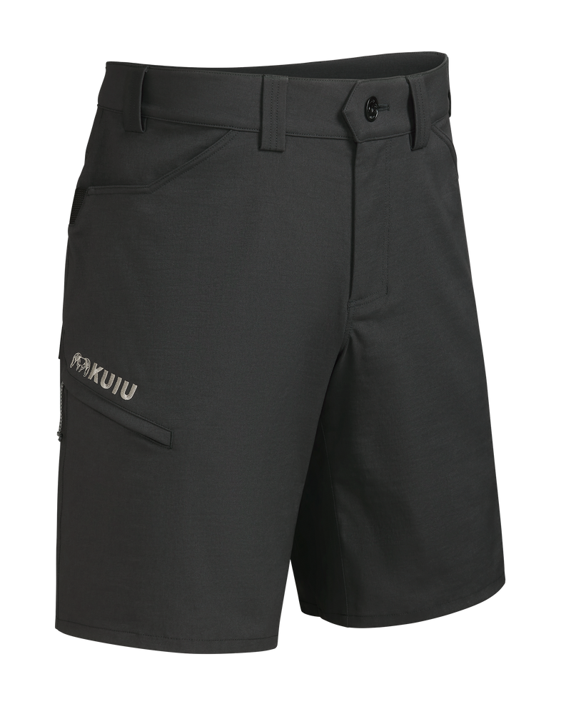 Front of Switchback 10″ Short in Black
