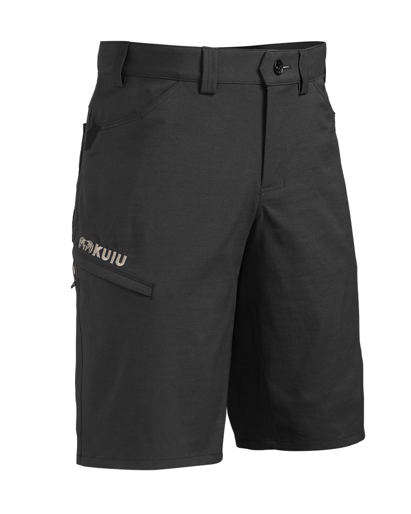 Front of Switchback 12″ Short in Black