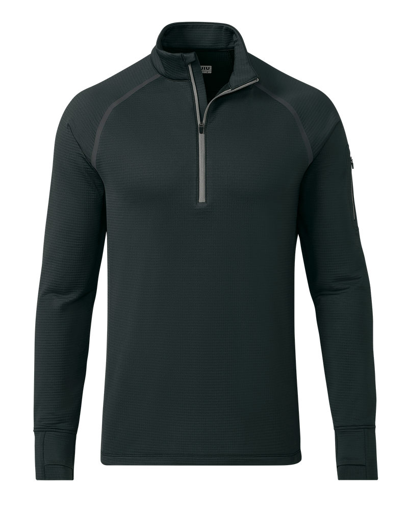 Front of EnduroTrainer Zip-T in Dark Iron