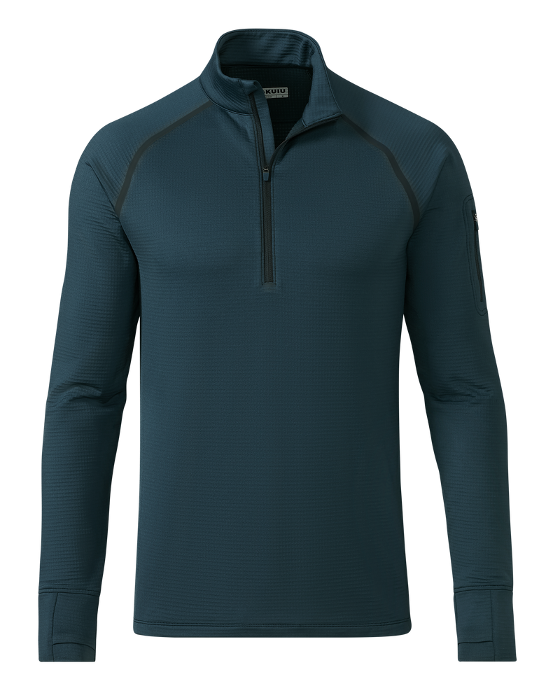 Front of EnduroTrainer Zip-T in Flint