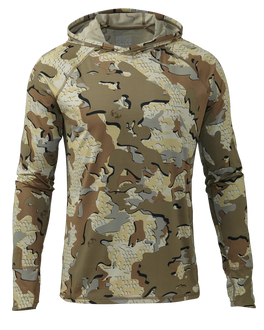 Gila Long Sleeve Hoodie in Valo Camouflage