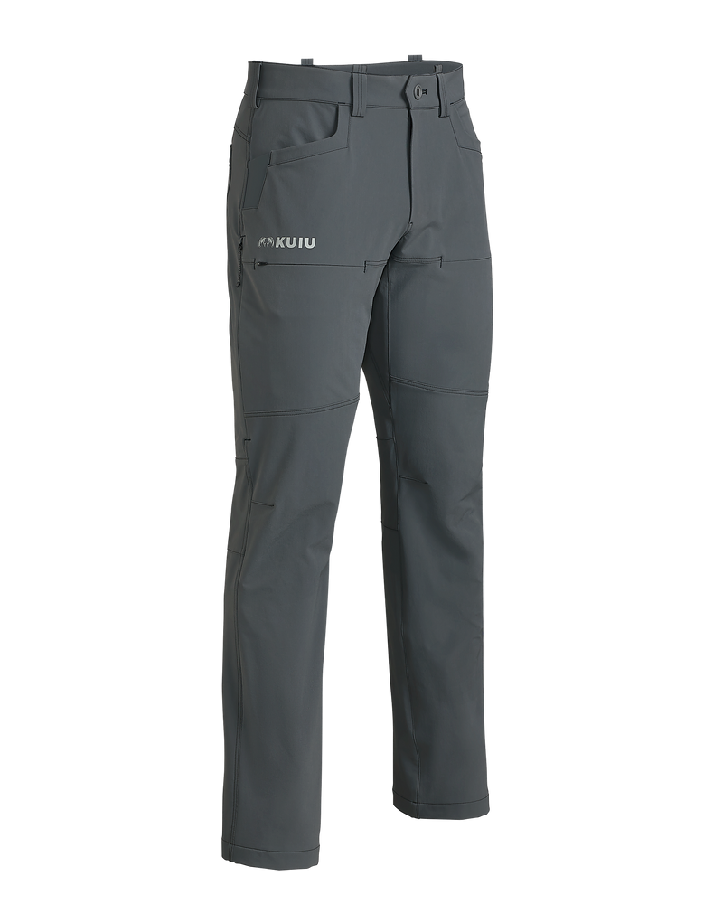 Front of Reed Pant in Gunmetal Grey