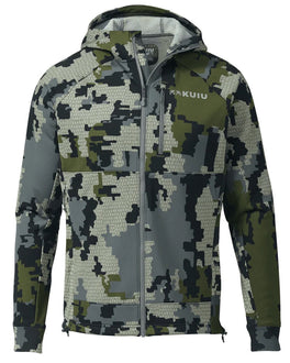 StrongFleece 275 Full Zip Hoodie in Verde Camouflage