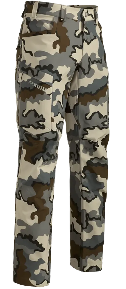 Frontal image of an Attack Pant in Vias Camouflage