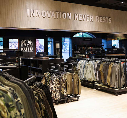 Inside of San Antonio KUIU Store