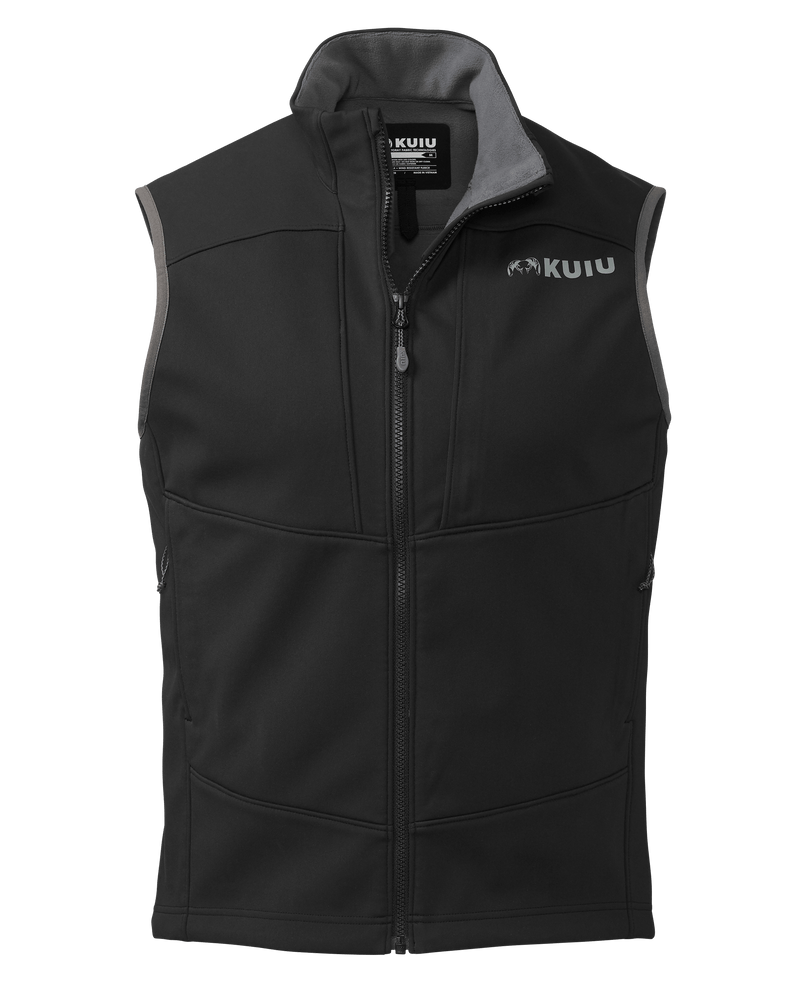 Front of Axis Vest in Carbon
