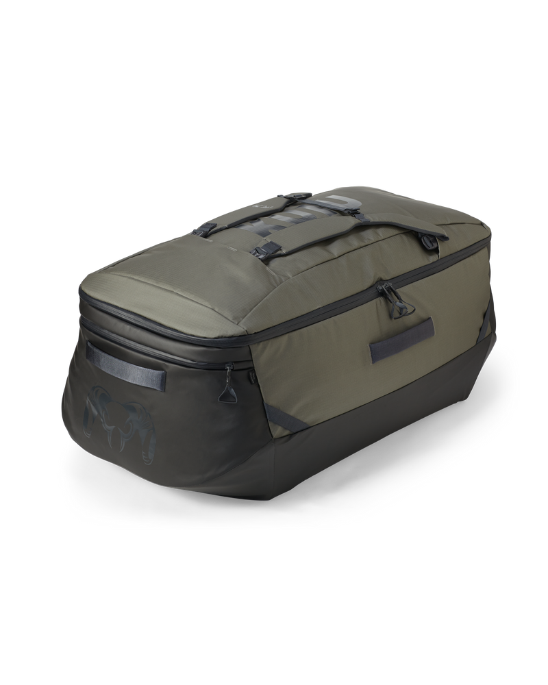 Front of Waypoint 10400 Duffel in Stone Grey