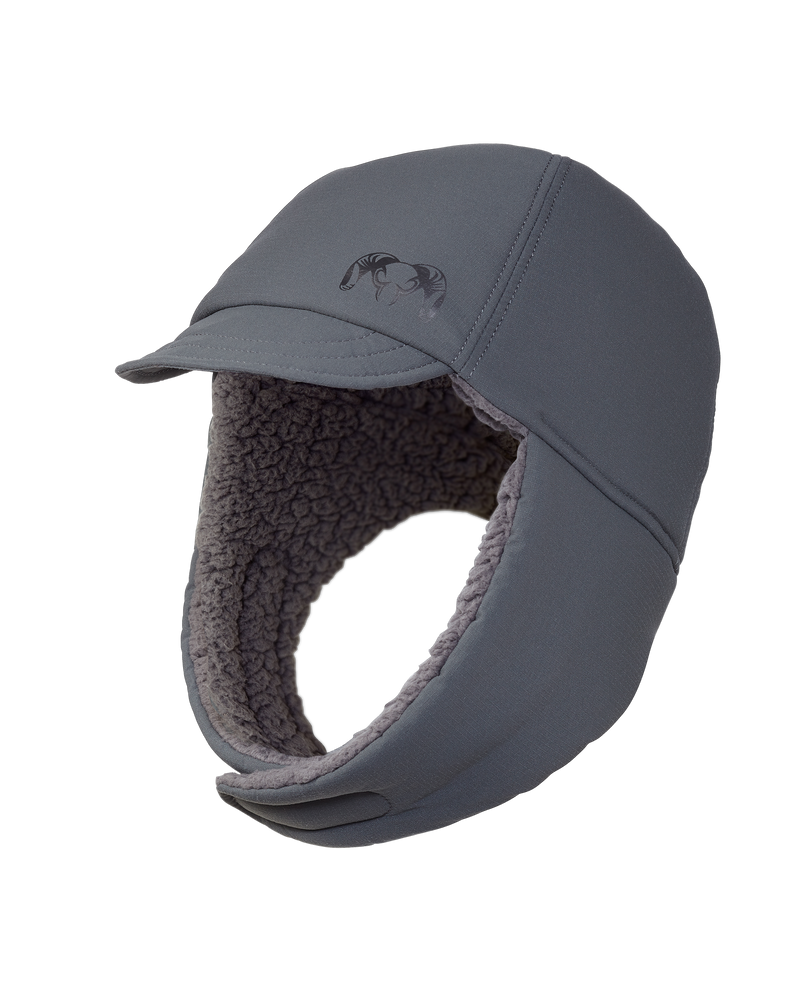 Front, Angled View of Kenai Hat in Gunmetal Grey Color